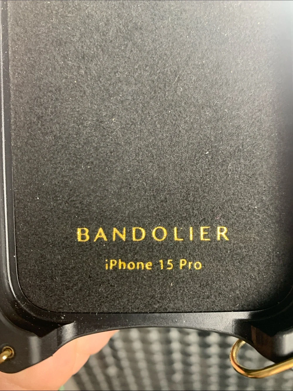 Bandolier Cream iPhone 15 Pro Case